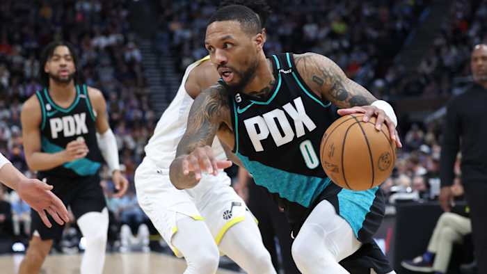 Portland Trail Blazers guard Damian Lillard.